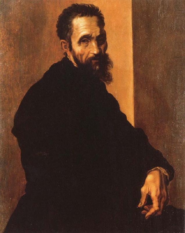 Portrait of Michelangelo Buonarroti, Jacopino del Conte